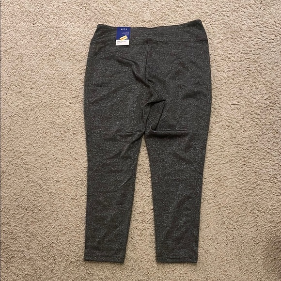 Apt. 9 Silver and black Ponte Legging - Picture 5 of 7